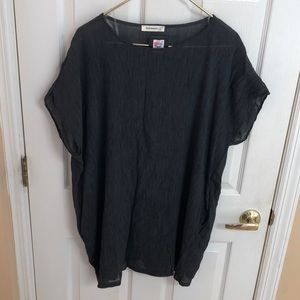 Bluheaven Charcoal Gray Tunic Sz Large